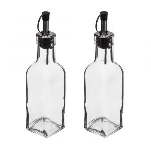 ACEITERA Y VINAGRERA DE CRISTAL 160 ml