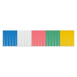 BANDERA FLECOS PLÁSTICO MULTICOLOR PARTY PRODUCTS