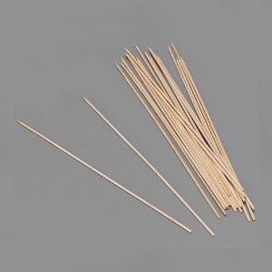 PINCHOS DE MADERA HIGIÉNICOS 250 x 2 mm, BLISTER 100 uds