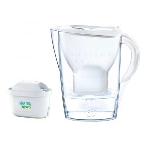 JARRA FILTRANTE MARELLA BLANCA 2 FILTROS MAXTRA PRO 2,4l 1051130 BRITA