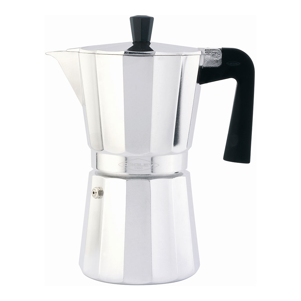 CAFETERA EXPRES NEW VITRO DE ALUMINIO NO APTA PARA INDUCCIÓN, 6 TAZAS