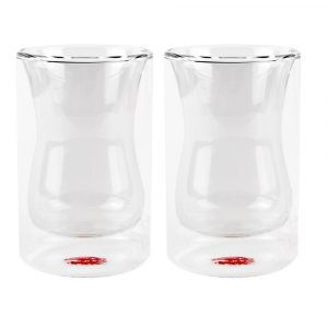 TAZAS DE DOBLE PARED PALERMO, RESISTENTES A GOLPES Y TEMPERATURAS, 200 ml, 2 uds