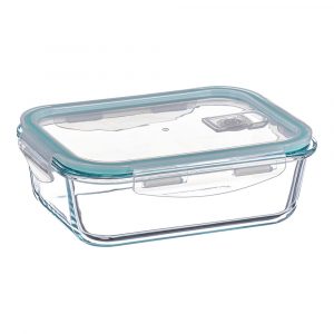 FIAMBRERA BOROSILICATO RECTANGULAR HERMÉTICA 1520 ml