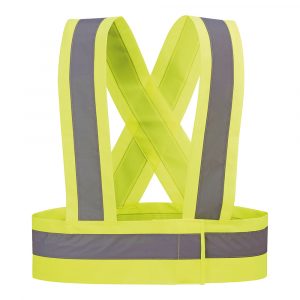 TIRANTES DE ALTA VISIBILIDAD COLOR AMARILLO FLUOR HVT TALLA XL
