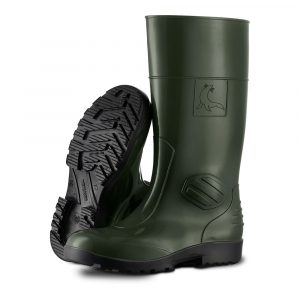 BOTA DE AGUA CON SEGURIDAD S5 SRC COLOR VERDE Y NEGRO TALLA 42