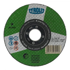DISCO CORTE BOMBEADO Ø115 x 2,5 x 22,23 mm C30S-BF