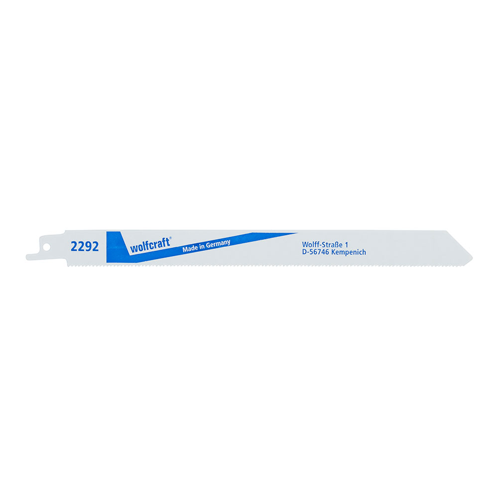 HOJAS DE SIERRA DE SABLE BIM, METAL, FINO, LONGITUD 230 mm, PACK 2 uds