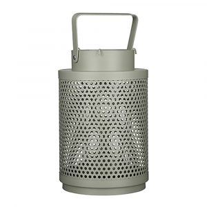 FAROL PORTAVELAS BARNEY COLOR VERDE Ø16x25cm