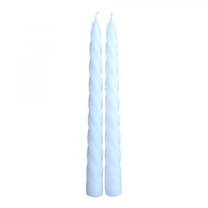 PACK 2 VELAS DECORATIVAS BLANCAS Ø2x24cm MAGIC LIGHTS
