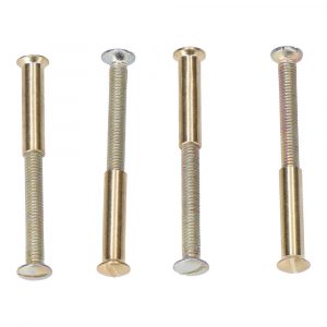 TORNILLOS ENSAMBLE LATÓN, 4 uds