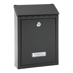 BUZÓN INDIVIDUAL EXTERIOR, PEQUEÑO, CIVIC, ACERO, NEGRO, 21,6 x 8 x 30 cm