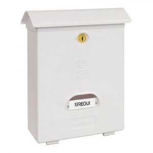 BUZÓN INDIVIDUAL EXTERIOR, MEDIANO, CLASSIC, POLIESTIRENO, BLANCO, 27 x 11 x 34,6 cm