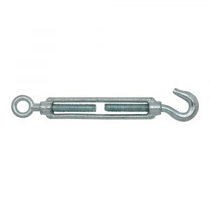 TENSOR GANCHO-ANILLA DIN-1480 TNS01, ACERO GALVANIZADO, M6