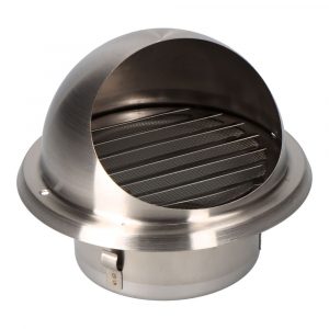 REJILLA VENTILACIÓN ACERO INOX COPA EMPOTRABLE Ø100 mm