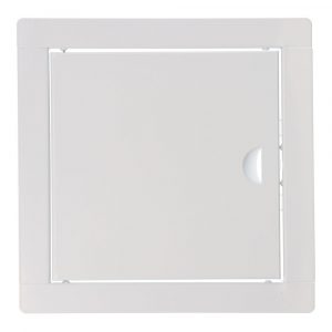 TAPA DE REGISTRO CUADRADA EMPOTRABLE ACERO 20x20cm BLANCA