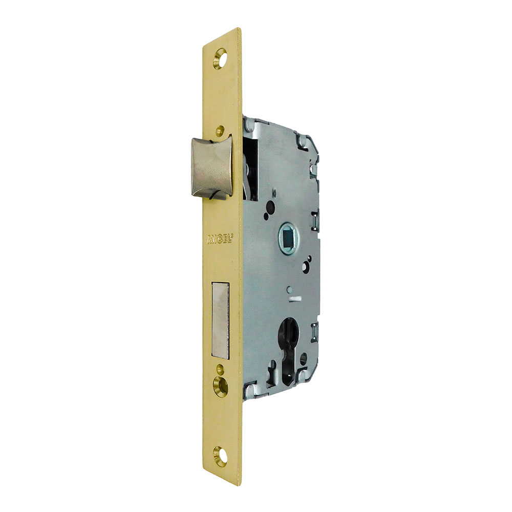 CERRADURA EMBUTIR C/C CRE04 40/47 mm LATONADO