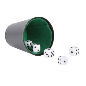 VASO (CUBILETE) PARA JUEGO DE DADOS