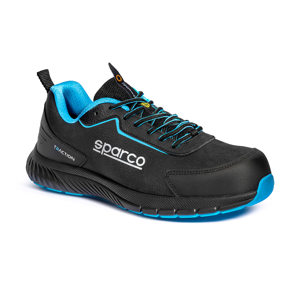 ZAPATO DEPORTIVO DE SEGURIDAD TRACTION NUBUCK TAKUMA, ESD S3S SR FO HRO SC, TALLA 38