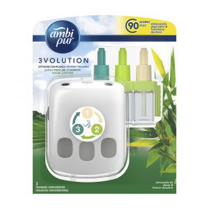 AMBIENTADOR ELÉCTRICO 3VOLUTION AROMA JAPAN TATAMI 3 FRAGANCIAS APARATO + RECAMBIO 21 ml