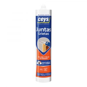 MASILLA ACRÍLICA PARA JUNTAS GRIETAS INTERIOR BLANCO INTERIOR CARTUCHO 280 ml