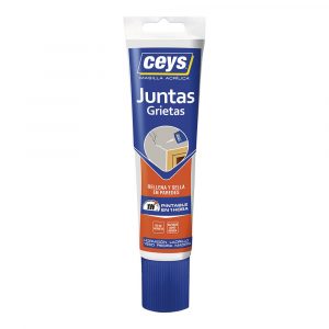 MASILLA ACRÍLICA PARA JUNTAS GRIETAS INTERIOR BLANCO TUBO 125 ml