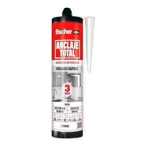 ANCLAJE TOTAL, PEGADO RÁPIDO 3 SEGUNDOS, PARA INTERIOR, CRISTAL, 290 ml