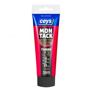ADHESIVO PRO DE MONTAJE MONTACK TURBO TUBO BLANCO 125 ml