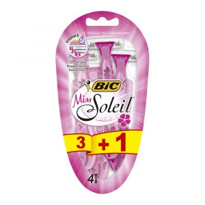 MAQUINILLA DEPILAR DESECHABLE MISS SOLEIL BLISTER 3 + 1 uds