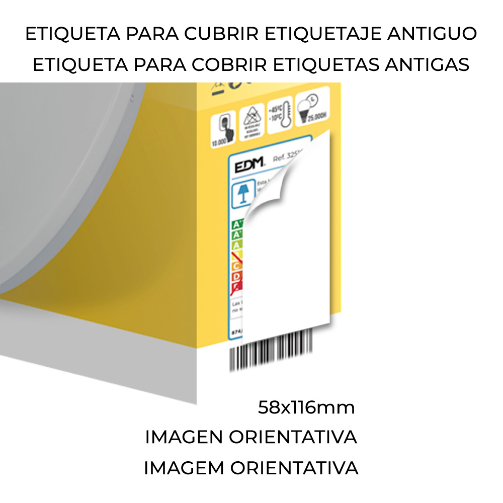 PEGATINA EFICIENCIA ENERGÉTICA PARA 32516